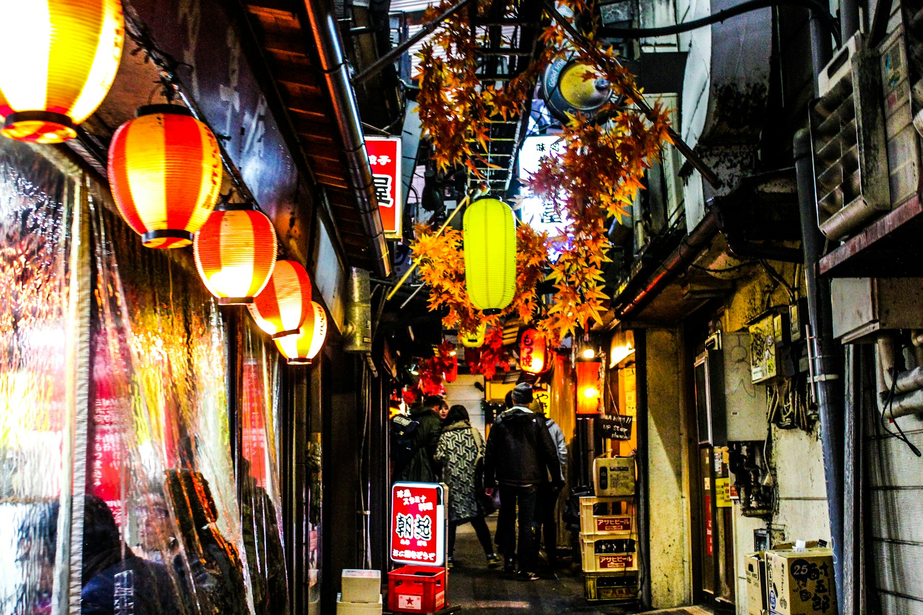 An izakaya alley in Shinjuku