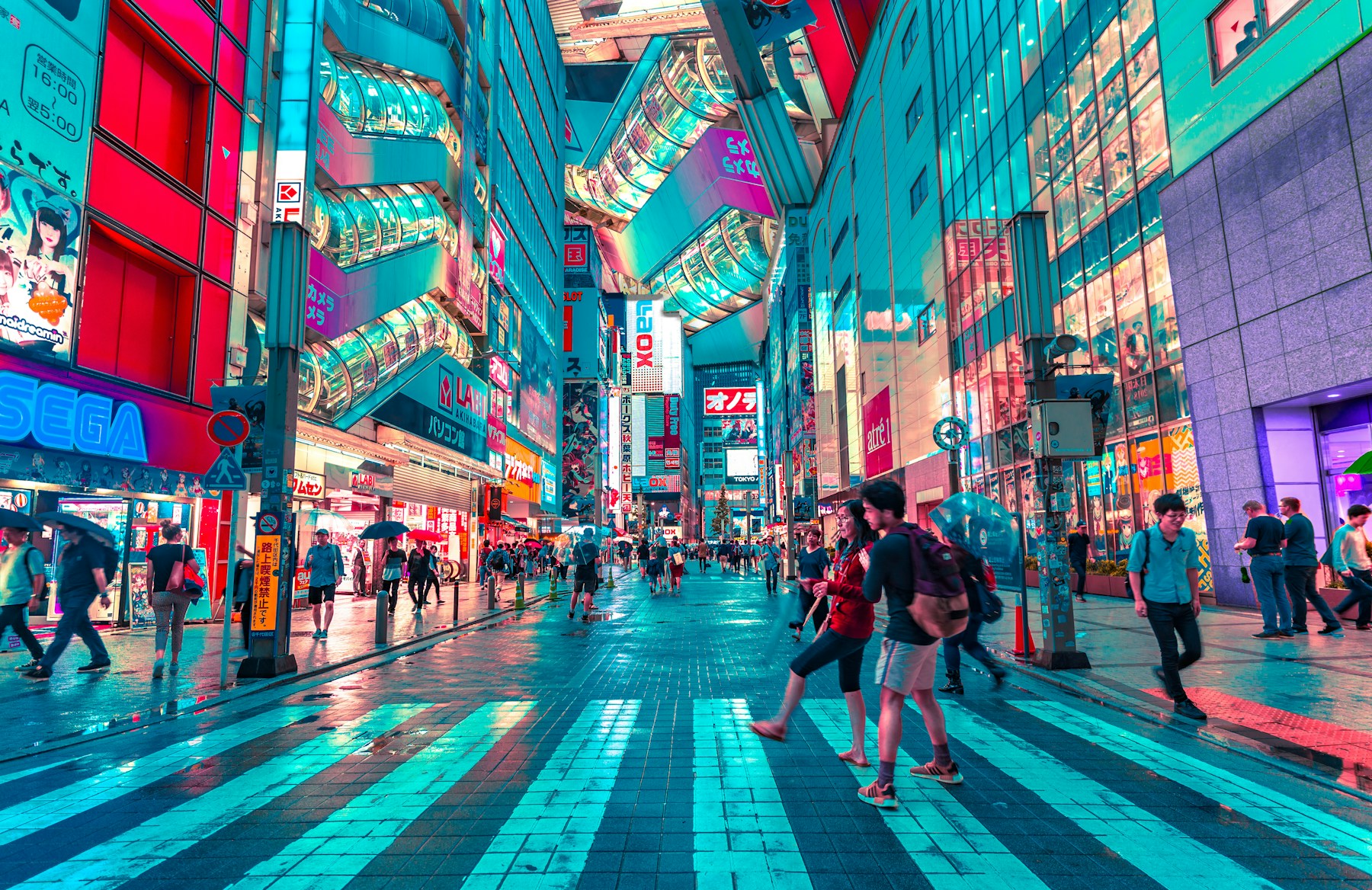 The streets of Akihabara